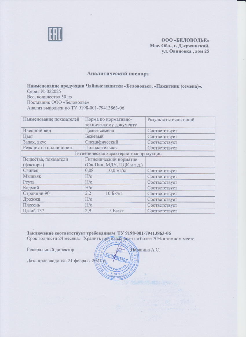 Паспорт №022025